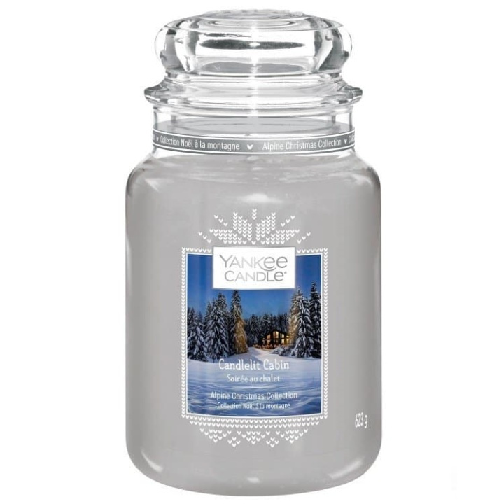 Yankee Candle Classic Large Candlelit Cabin 623g ryhmässä KAUNEUS JA TERVEYS / Tuoksut & Parfyymit / Muut tuoksut / Tuoksukynttilät @ TP E-commerce Nordic AB (A13258)