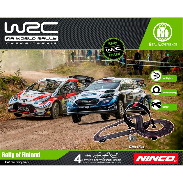 Ninco WRC Rally of Finland ryhmässä LELUT, TUOTTEET LAPSILLE JA VAUVOILLE / Radio-ohjattava / Autoradat / Radat @ TP E-commerce Nordic AB (A13508)