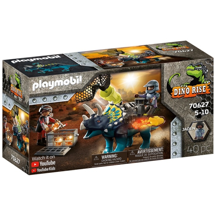 Playmobil Triceratops: Battle for the Le ryhmässä LELUT, TUOTTEET LAPSILLE JA VAUVOILLE / Leikkikalut, Askartelu &Pelit / Playmobil @ TP E-commerce Nordic AB (A13552)