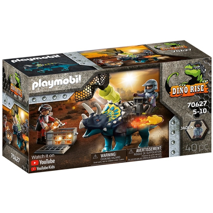 Playmobil Triceratops: Battle for the Le ryhmässä LELUT, TUOTTEET LAPSILLE JA VAUVOILLE / Leikkikalut, Askartelu &Pelit / Figuurit, miniatyyrit ja tarvikkeet @ TP E-commerce Nordic AB (A13552)