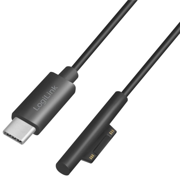 LogiLink USB-C Laddkabel Microsoft Surf ryhmässä TIETOKOONET & TARVIKKEET / Kaapelit & Sovittimet / USB / USB-C @ TP E-commerce Nordic AB (A13794)