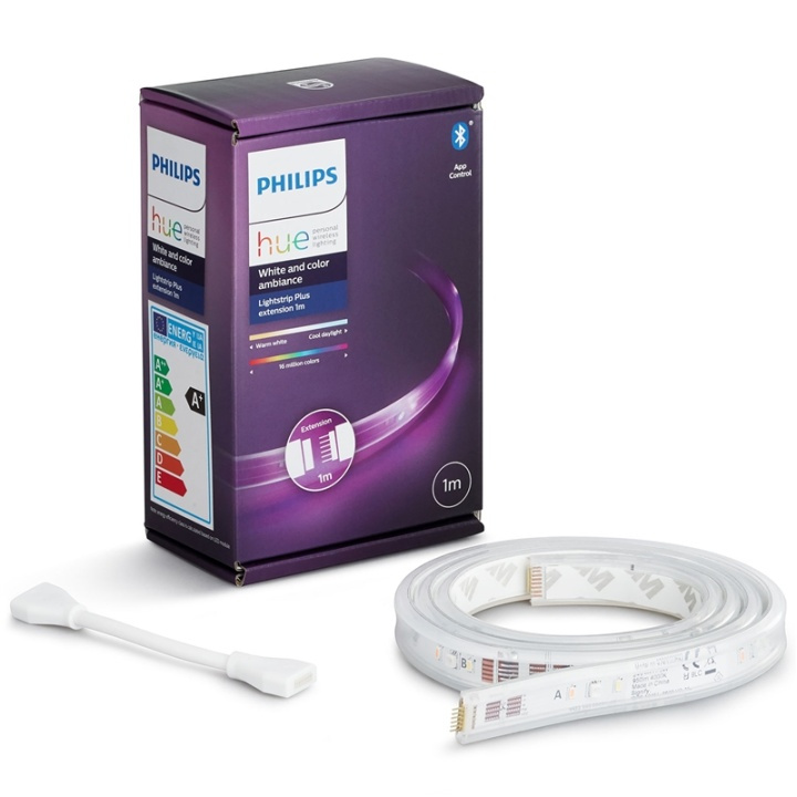 Philips Hue Lightstrip Plus V4 1m exte ryhmässä KOTI, TALOUS JA PUUTARHA / Älykodit / Älykäs valaistus @ TP E-commerce Nordic AB (A13839)