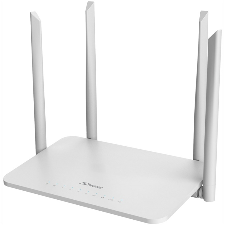 Strong Dualband Wifi-router 1200Mbit ryhmässä TIETOKOONET & TARVIKKEET / Verkko / Reititin @ TP E-commerce Nordic AB (A13869)