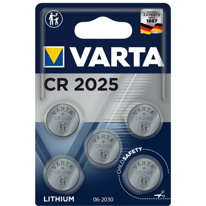 Varta CR2025 3V Lithium Knappcellsba ryhmässä KODINELEKTRONIIKKA / Paristot & Laturit / Akut / Nappiparistot @ TP E-commerce Nordic AB (A13889)