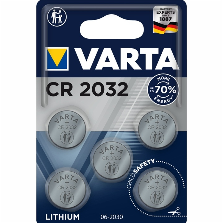Varta CR2032 3V Lithium Knappcellsbatterier ryhmässä KODINELEKTRONIIKKA / Paristot & Laturit / Akut / Nappiparistot @ TP E-commerce Nordic AB (A13891)