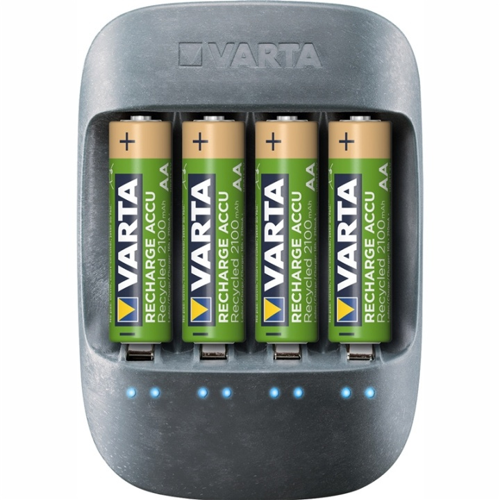 Varta Eco Charger Ekovänlig laddare ryhmässä KODINELEKTRONIIKKA / Paristot & Laturit / Paristolaturi @ TP E-commerce Nordic AB (A13894)