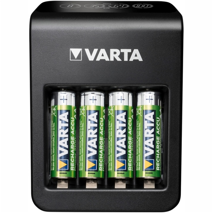 Varta LCD Plug Carger+ AA/AAA/9V + U ryhmässä KODINELEKTRONIIKKA / Paristot & Laturit / Paristolaturi @ TP E-commerce Nordic AB (A13895)