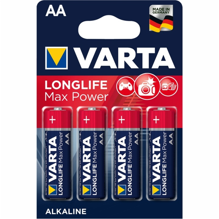 Varta Longlife Max Power AA / LR6 Ba ryhmässä KODINELEKTRONIIKKA / Paristot & Laturit / Akut / AA @ TP E-commerce Nordic AB (A13907)