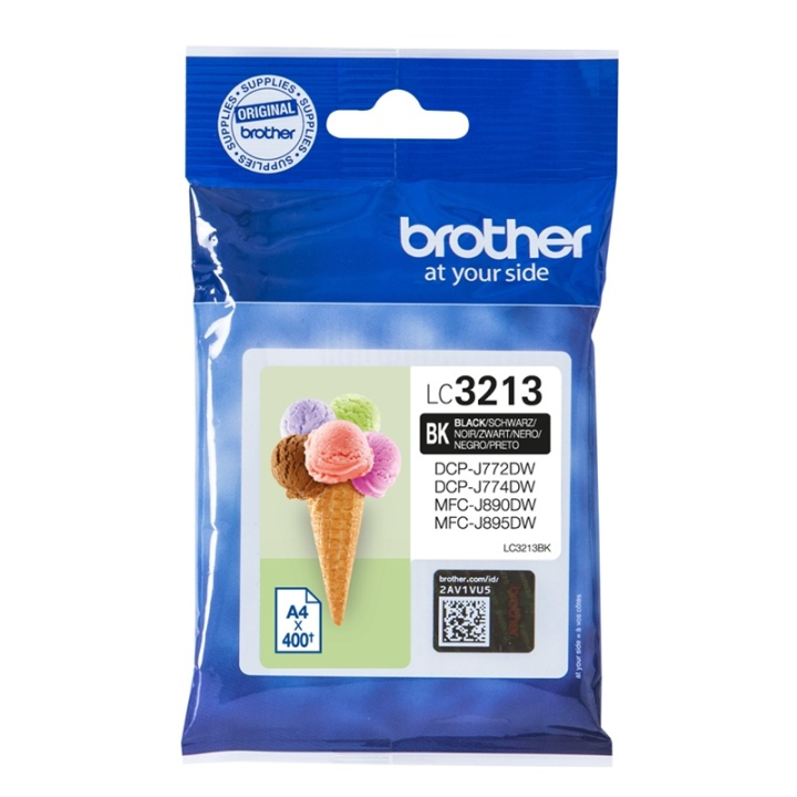 Brother LC-3213BK bläckpatroner Original Hög (XL) avkastning Svart ryhmässä TIETOKOONET & TARVIKKEET / Tulostimet & Tarvikkeet / Musteet ja väriaineet / Mustepatruunat / Brother @ TP E-commerce Nordic AB (A14012)