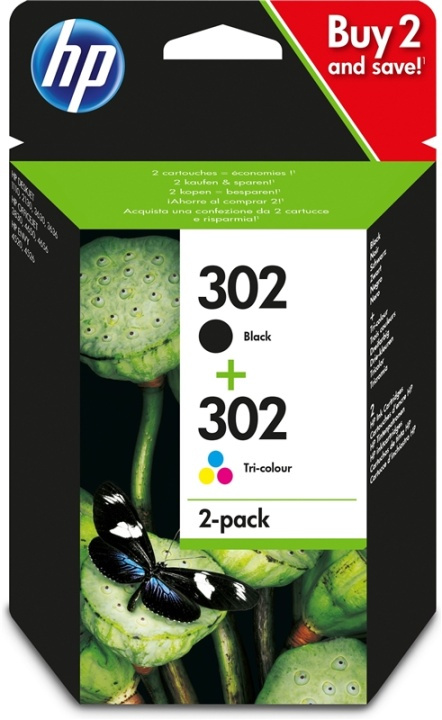 HP Musteet X4D37AE 302 Multipack ryhmässä TIETOKOONET & TARVIKKEET / Tulostimet & Tarvikkeet / Musteet ja väriaineet / Mustepatruunat / HP @ TP E-commerce Nordic AB (A14157)