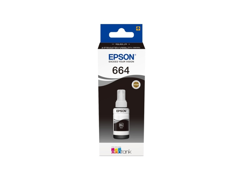 Epson Musteet C13T664140 664 Musta Ecotank ryhmässä TIETOKOONET & TARVIKKEET / Tulostimet & Tarvikkeet / Musteet ja väriaineet / Mustepatruunat / Epson @ TP E-commerce Nordic AB (A14249)