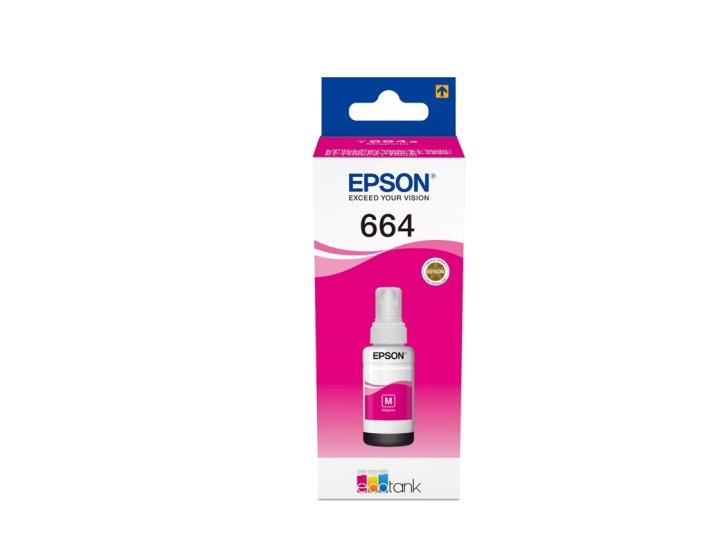 Epson 664 Ecotank Magenta ink bottle (70ml) ryhmässä TIETOKOONET & TARVIKKEET / Tulostimet & Tarvikkeet / Musteet ja väriaineet / Mustepatruunat / Epson @ TP E-commerce Nordic AB (A14251)