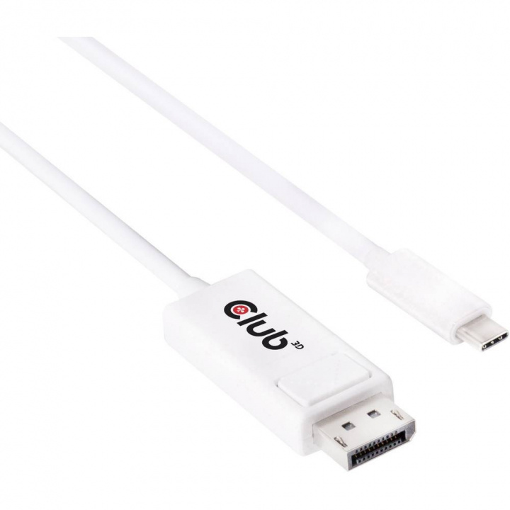 Club 3D USB 3.1 Type C Cable to DisplayPort 1.2m ryhmässä TIETOKOONET & TARVIKKEET / Kaapelit & Sovittimet / DisplayPort / Sovittimet @ TP E-commerce Nordic AB (A14280)
