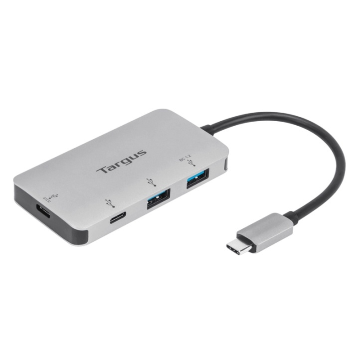 Targus ACH228 USB-C 2x USB-A+2x USB-C Silver ryhmässä TIETOKOONET & TARVIKKEET / Tietokonetarvikkeet / USB-telakat @ TP E-commerce Nordic AB (A14299)