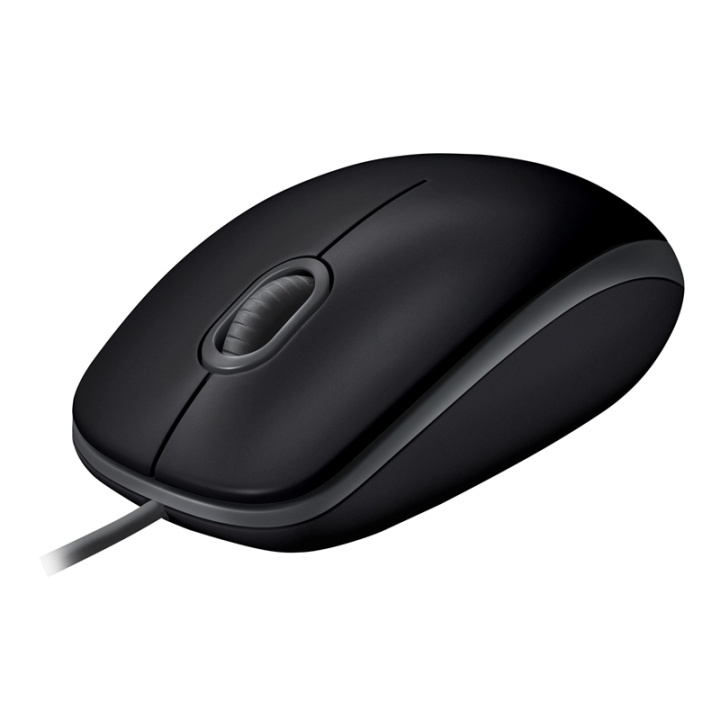 Logitech B110 datormöss Ambidextrous USB Type-A Optisk 1000 DPI ryhmässä TIETOKOONET & TARVIKKEET / Hiiret & Näppäimistöt / Hiiret / Langalliset @ TP E-commerce Nordic AB (A14412)