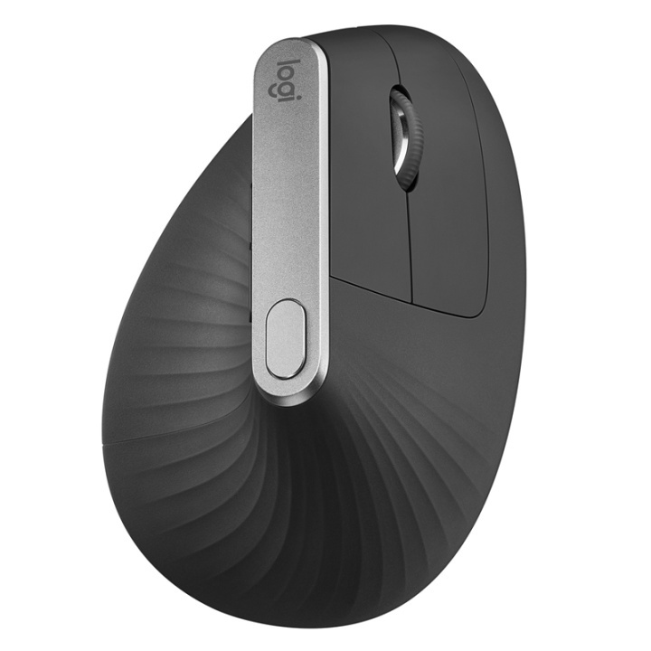 Logitech MX Vertical datormöss högerhand Trådlös RF + Bluetooth Optisk 4000 DPI ryhmässä TIETOKOONET & TARVIKKEET / Hiiret & Näppäimistöt / Hiiret / Langattomat @ TP E-commerce Nordic AB (A14468)