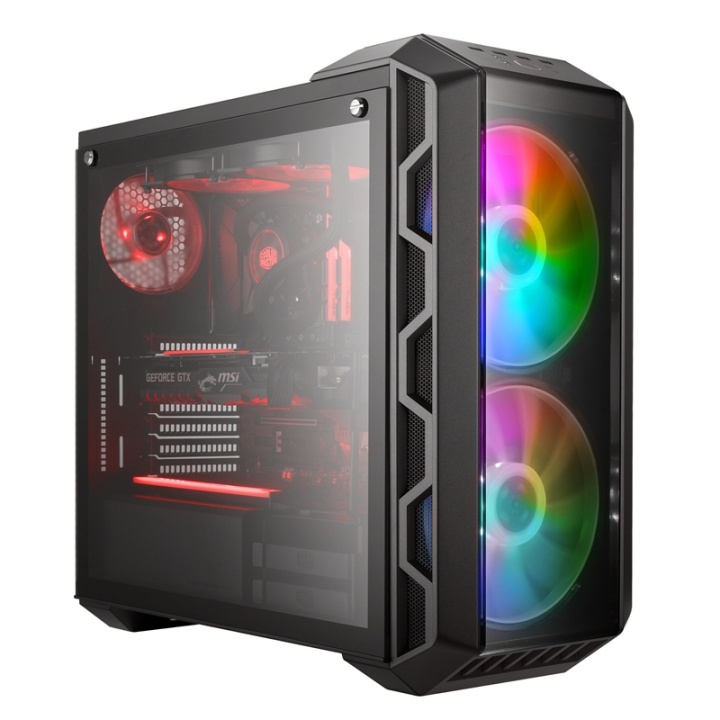 Cooler Master MasterCase H500 ARGB Midi Tower Grå ryhmässä TIETOKOONET & TARVIKKEET / Tietokoneen komponentit / Asennuspohja @ TP E-commerce Nordic AB (A14529)