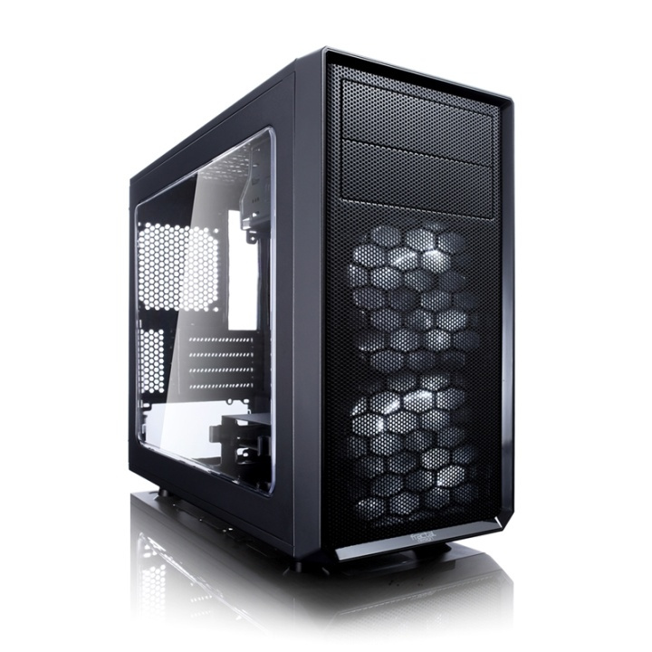 Fractal Design Focus G Mini Mini Tower Svart ryhmässä TIETOKOONET & TARVIKKEET / Tietokoneen komponentit / Asennuspohja @ TP E-commerce Nordic AB (A14542)