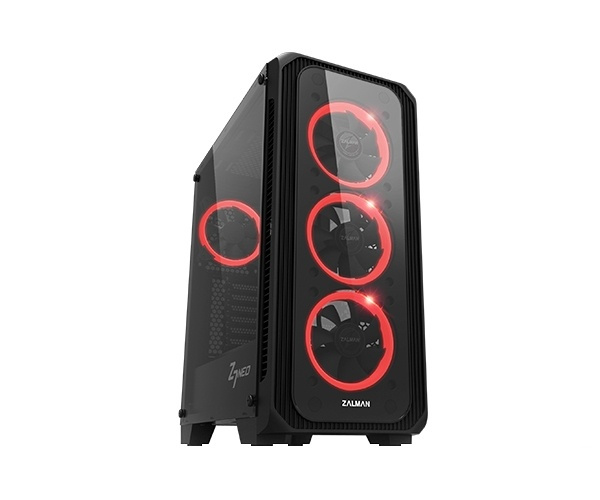 Zalman Z7 Neo Midi Tower Svart ryhmässä TIETOKOONET & TARVIKKEET / Tietokoneen komponentit / Asennuspohja @ TP E-commerce Nordic AB (A14560)