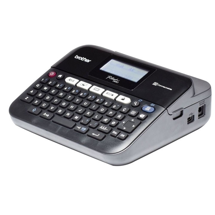 Brother PT-D450VP etikettskrivare Termal transfer 180 x 180 DPI Kabel TZe QWERTY ryhmässä TIETOKOONET & TARVIKKEET / Tulostimet & Tarvikkeet / Tulostimet / Tarratulostimet & Tarvikkeet / Kirjoitusvälineet & Tarvikkeet @ TP E-commerce Nordic AB (A14634)