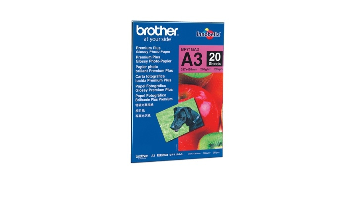 Brother BP71GA3 fotopapper A3 Blå, Röd Glansigt ryhmässä KODINELEKTRONIIKKA / Valokuvat & Videot / Valokuvauslaitteet / Muut @ TP E-commerce Nordic AB (A14738)