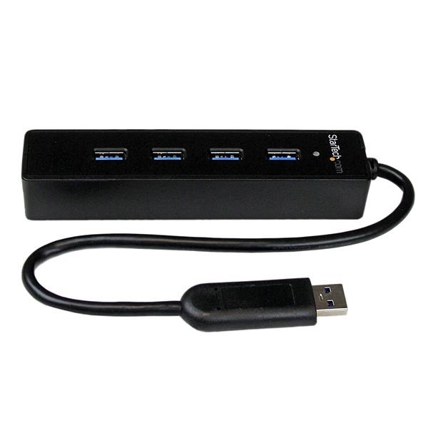 StarTech.com ST4300PBU3 gränssnittshubbar USB 3.2 Gen 1 (3.1 Gen 1) Type-A 5000 ryhmässä TIETOKOONET & TARVIKKEET / Tietokonetarvikkeet / USB-telakat @ TP E-commerce Nordic AB (A14775)