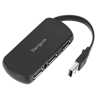 Targus ACH114EU gränssnittshubbar USB 2.0 480 Mbit/s Svart ryhmässä TIETOKOONET & TARVIKKEET / Tietokonetarvikkeet / USB-telakat @ TP E-commerce Nordic AB (A14779)