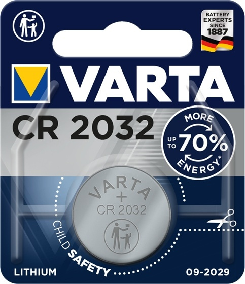 Varta CR2032 Engångsbatteri Litium ryhmässä KODINELEKTRONIIKKA / Paristot & Laturit / Akut / Nappiparistot @ TP E-commerce Nordic AB (A14799)