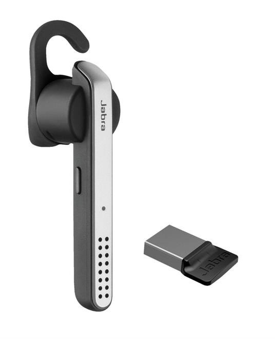 Jabra Stealth UC Headset I öra Micro-USB Bluetooth Svart, Grå, Silver ryhmässä ÄLYPUHELIMET JA TABLETIT / Muut tarvikkeet / Auton handsfree @ TP E-commerce Nordic AB (A14861)