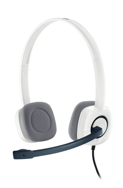Logitech H150 Headset Huvudband Vit ryhmässä TIETOKOONET & TARVIKKEET / GAMING / Kuulokkeet @ TP E-commerce Nordic AB (A14870)