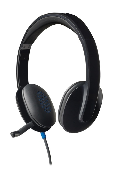 Logitech H540 Headset Huvudband USB Type-A Svart ryhmässä TIETOKOONET & TARVIKKEET / Tietokonetarvikkeet / Kuulokkeet @ TP E-commerce Nordic AB (A14873)