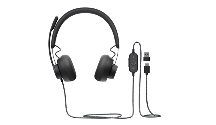 Logitech Zone Wired UC Headset Headband USB Type-C Musta ryhmässä TIETOKOONET & TARVIKKEET / GAMING / Kuulokkeet @ TP E-commerce Nordic AB (A14879)