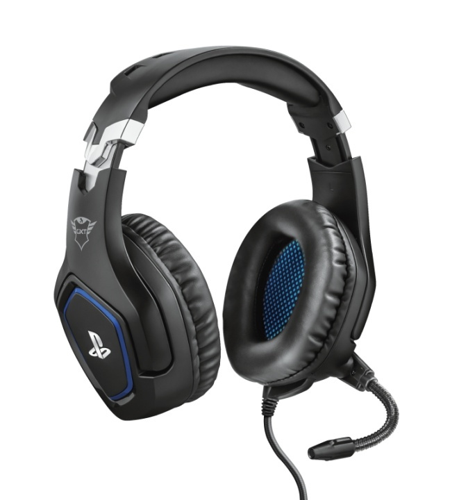 Trust GXT 488 Forze PS4 Headset Huvudband 3,5 mm kontakt Svart ryhmässä TIETOKOONET & TARVIKKEET / GAMING / Kuulokkeet @ TP E-commerce Nordic AB (A14903)