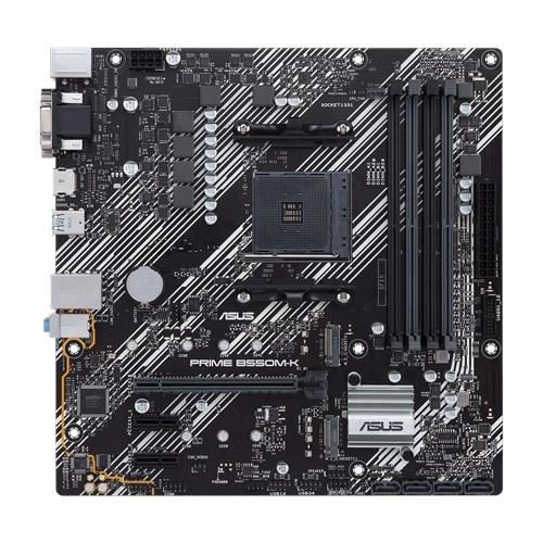 ASUS PRIME B550M-K AMD B550 Uttag AM4 micro ATX ryhmässä TIETOKOONET & TARVIKKEET / Tietokoneen komponentit / Emolevyt @ TP E-commerce Nordic AB (A15143)