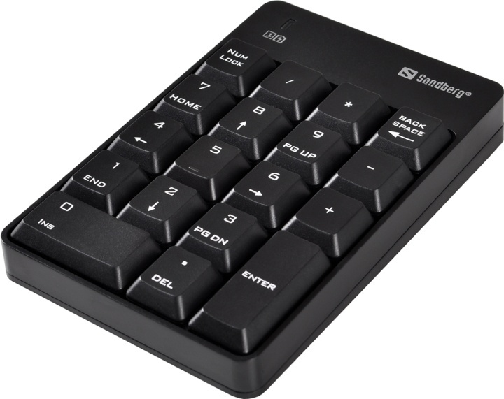 Sandberg Wireless Numeric Keypad 2 ryhmässä TIETOKOONET & TARVIKKEET / Hiiret & Näppäimistöt / Näppäimistöt / Langattomat @ TP E-commerce Nordic AB (A15199)