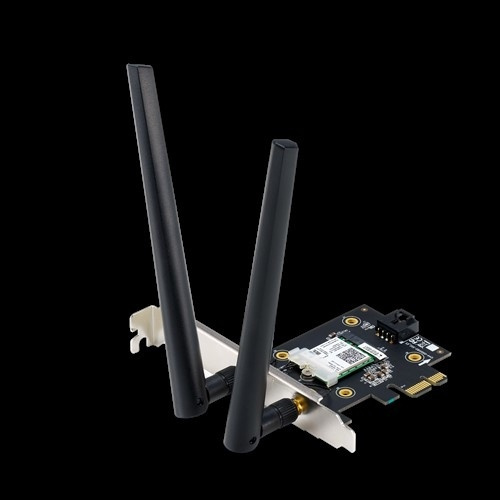 ASUS PCE-AX3000 Intern WLAN / Bluetooth 3000 Mbit/s ryhmässä TIETOKOONET & TARVIKKEET / Verkko / Verkkokortti / PCI Express langaton @ TP E-commerce Nordic AB (A15219)