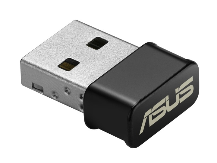 ASUS USB-AC53 Nano WLAN 867 Mbit/s ryhmässä TIETOKOONET & TARVIKKEET / Verkko / Verkkokortti / Langaton USB @ TP E-commerce Nordic AB (A15225)