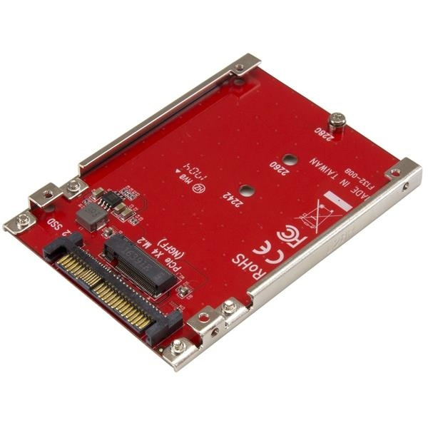StarTech.com M.2 enhet till U.2 (SFF-8639) värdadapter för M.2 PCIe NVMe SSD-enh ryhmässä TIETOKOONET & TARVIKKEET / Tietokoneen komponentit / Kovalevyt / SSD @ TP E-commerce Nordic AB (A15263)
