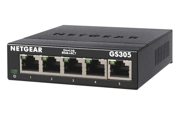 Netgear GS305-300PES nätverksswitchar Ohanterad L2 Gigabit Ethernet (10/100/1000 ryhmässä TIETOKOONET & TARVIKKEET / Verkko / Kytkimet / 10/100/1000Mbps @ TP E-commerce Nordic AB (A15274)
