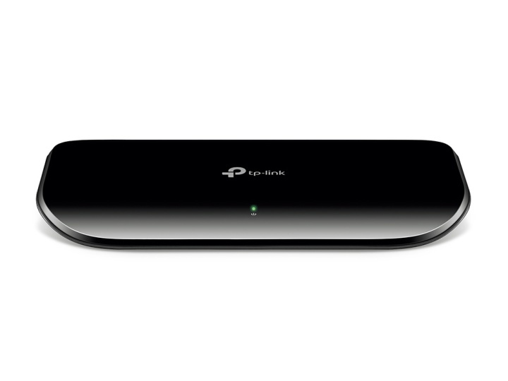 TP-LINK TL-SG1008D Ohanterad Gigabit Ethernet (10/100/1000) Svart ryhmässä TIETOKOONET & TARVIKKEET / Verkko / Kytkimet @ TP E-commerce Nordic AB (A15289)