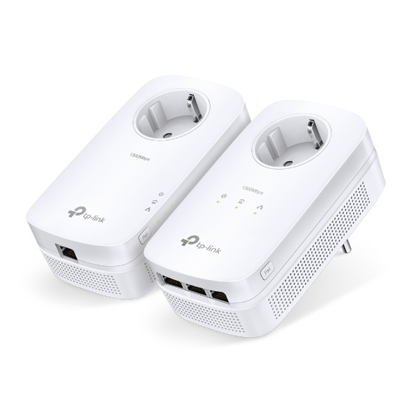 TP-LINK TL-PA8033P KIT PowerLine-nätverksadapter 1300 Mbit/s Nätverksansluten (E ryhmässä TIETOKOONET & TARVIKKEET / Verkko / Homeplug/Powerline @ TP E-commerce Nordic AB (A15343)