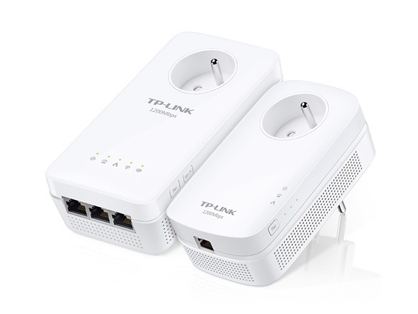 TP-LINK AV1200 1200 Mbit/s Nätverksansluten (Ethernet) Wi-Fi Vit 2 styck ryhmässä TIETOKOONET & TARVIKKEET / Verkko / Homeplug/Powerline @ TP E-commerce Nordic AB (A15344)