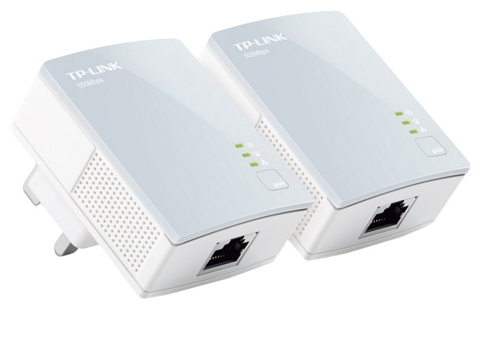 TP-LINK PA411KIT 500 Mbit/s Nätverksansluten (Ethernet) Vit 2 styck ryhmässä TIETOKOONET & TARVIKKEET / Verkko / Homeplug/Powerline @ TP E-commerce Nordic AB (A15346)