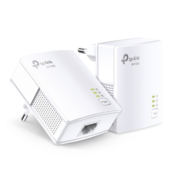 TP-LINK TL-PA7017 KIT 1000 Mbit/s Nätverksansluten (Ethernet) Vit 2 styck ryhmässä TIETOKOONET & TARVIKKEET / Verkko / Homeplug/Powerline @ TP E-commerce Nordic AB (A15347)