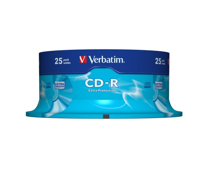 Verbatim CD-R Extra Protection 700 MB 25 styck ryhmässä KODINELEKTRONIIKKA / Tallennusvälineet / CD/DVD/BD-levyt / CD-R @ TP E-commerce Nordic AB (A15421)