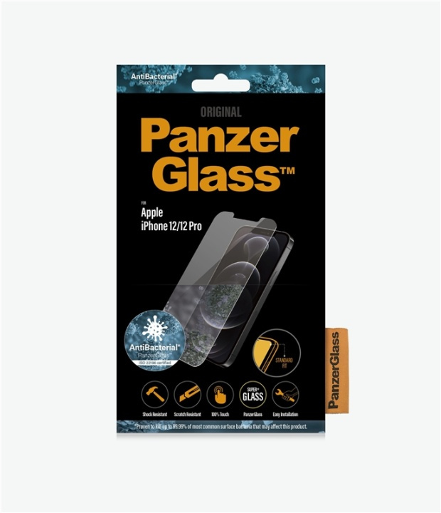 PanzerGlass 2708 skärmskydd Genomskinligt skärmskydd Apple 1 styck ryhmässä ÄLYPUHELIMET JA TABLETIT / Puhelimen suojakotelo / Apple / iPhone 12 / Näytönsuoja @ TP E-commerce Nordic AB (A15440)