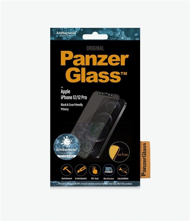 PanzerGlass P2711 skärmskydd Apple 1 styck ryhmässä ÄLYPUHELIMET JA TABLETIT / Puhelimen suojakotelo / Apple / iPhone 12 / Näytönsuoja @ TP E-commerce Nordic AB (A15470)