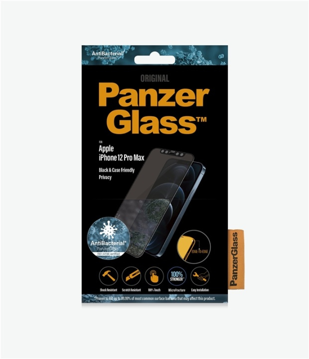 PanzerGlass P2712 skärmskydd Apple 1 styck ryhmässä ÄLYPUHELIMET JA TABLETIT / Puhelimen suojakotelo / Apple / iPhone 12 Pro / Näytönsuoja @ TP E-commerce Nordic AB (A15471)