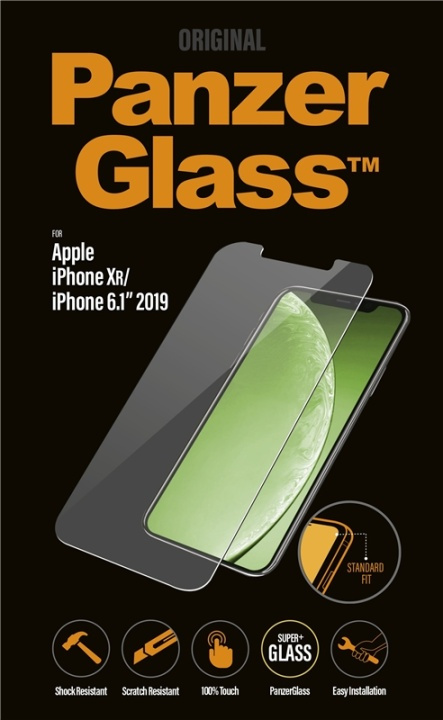 PanzerGlass 2662 skärmskydd Genomskinligt skärmskydd Apple 1 styck ryhmässä ÄLYPUHELIMET JA TABLETIT / Puhelimen suojakotelo / Apple / iPhone XR / Näytönsuoja @ TP E-commerce Nordic AB (A15476)