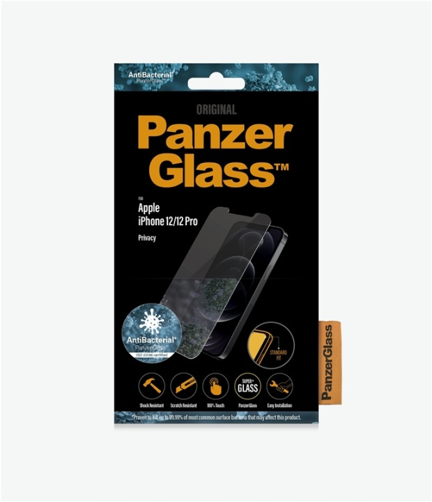 PanzerGlass P2708 skärmskydd Apple 1 styck ryhmässä ÄLYPUHELIMET JA TABLETIT / Puhelimen suojakotelo / Apple / iPhone 12 / Näytönsuoja @ TP E-commerce Nordic AB (A15498)